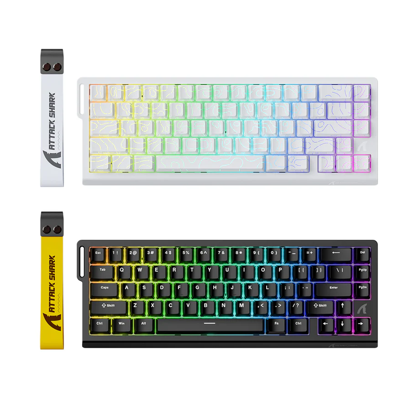 ATTACK SHARK X68 HE Rapid Trigger Keyboard Magnetic Switch ATTACK SHARK X68 HE Rapid Trigger Keyboard Magnetic Switch