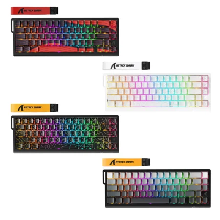ATTACK SHARK X68PRO HE Wireless Rapid Trigger Keyboard Magnetic Switch