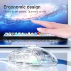 AULA Wind S80 Transparent RGB Wired Gaming Mouse - Image 5