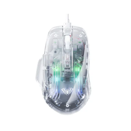AULA Wind S80 Transparent RGB Wired Gaming Mouse