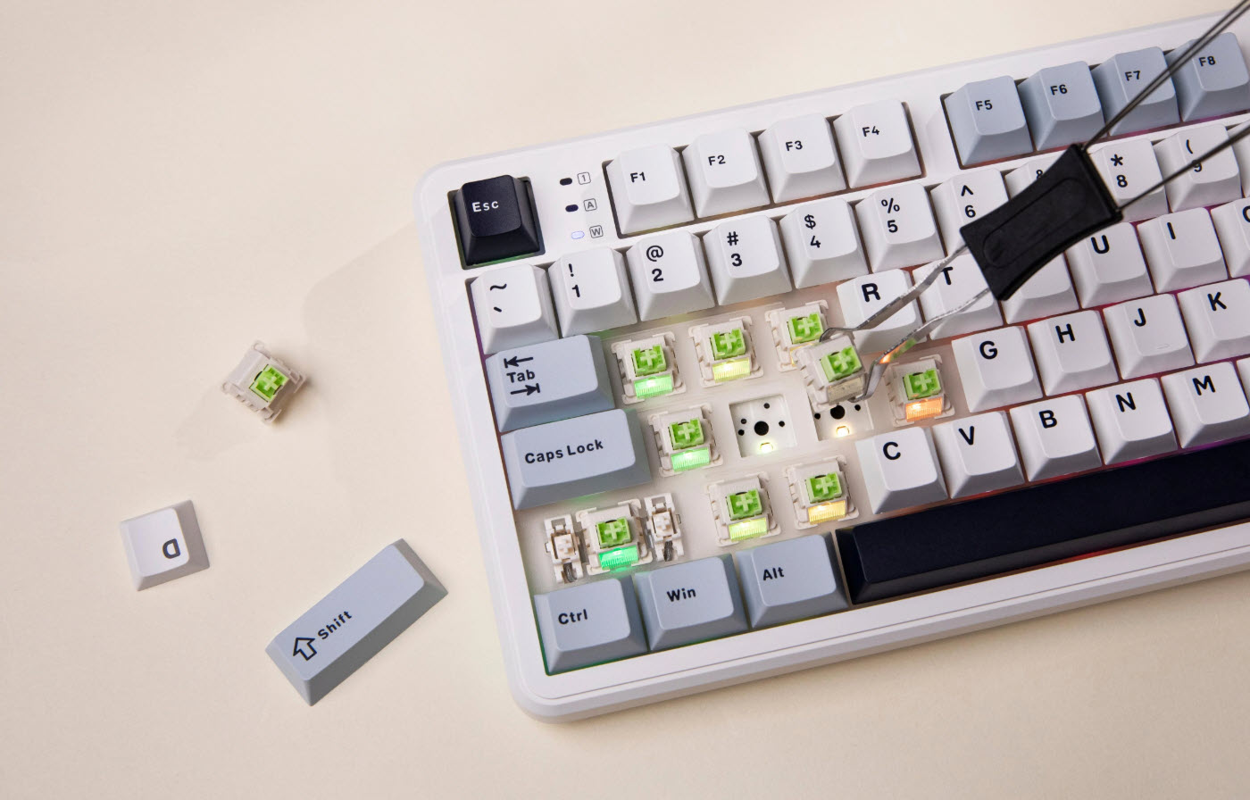 AULA Wind F108 Pro Tri-Mode Reaper Switch Mechanical Keyboard