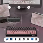 Attack Shark X66 60% Mechanical Keyboard - Blackberry - Image 5