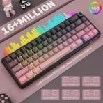 Attack Shark X66 60% Mechanical Keyboard - Blackberry - Image 6