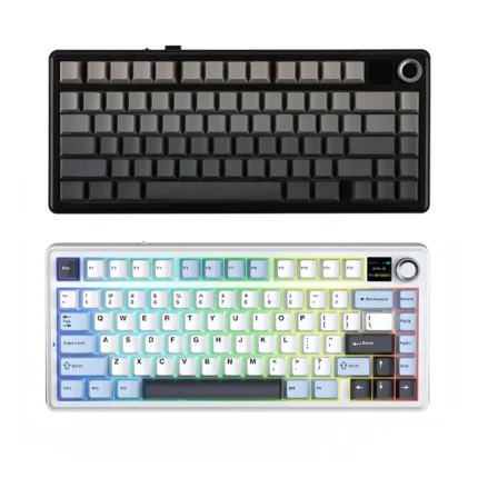 Aula F75 Max Gasket-mounted Hot- swappable Tri-Mode Mechanical Keyboard with TFT Screen