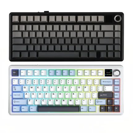 Aula F75 Max Gasket-mounted Hot- swappable Tri-Mode Mechanical Keyboard with TFT Screen