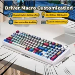 Aula F99 Pro Wireless RGB Mechanical Gaming Keyboard - Comic Key Caps, Star Vector Switches - Image 7
