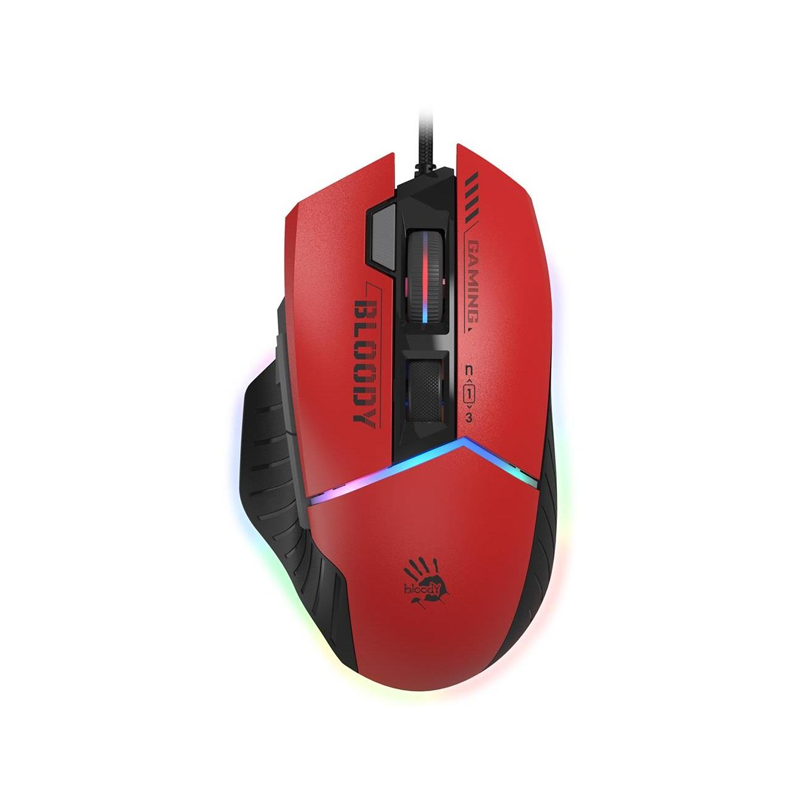 BLOODY W95 Ultra Sports Red Gaming Mouse- BLOODY W95 Ultra Sports Red Gaming Mouse