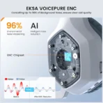 Eksa E1000 WT 2.4GHz Wireless Gaming Headset | White - Image 2