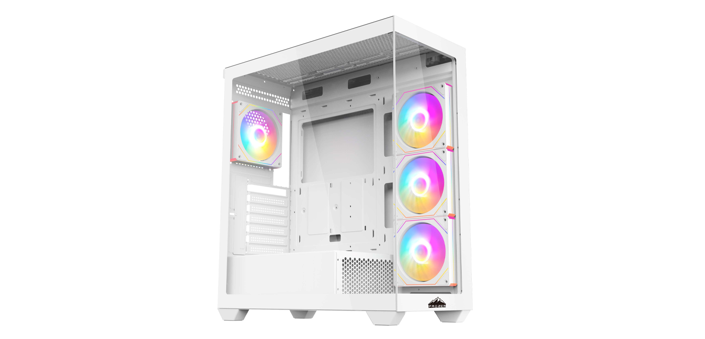 Frozer AURA-PRO ATX Mid-Tower Gaming Case – White
