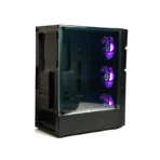 GFury Edge GF-2200 MidTower ATX Gaming Case – Black - Image 2