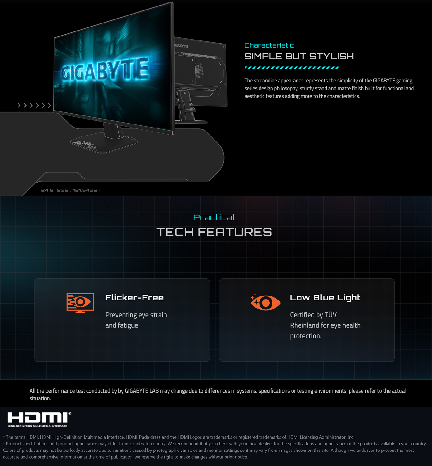 GIGABYTE GS25F14 24.5 IPS 144Hz FHD Gaming Monitor