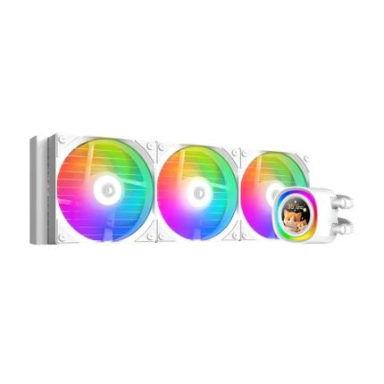 ID-COOLING FX360 LCD Liquid Cooler – White