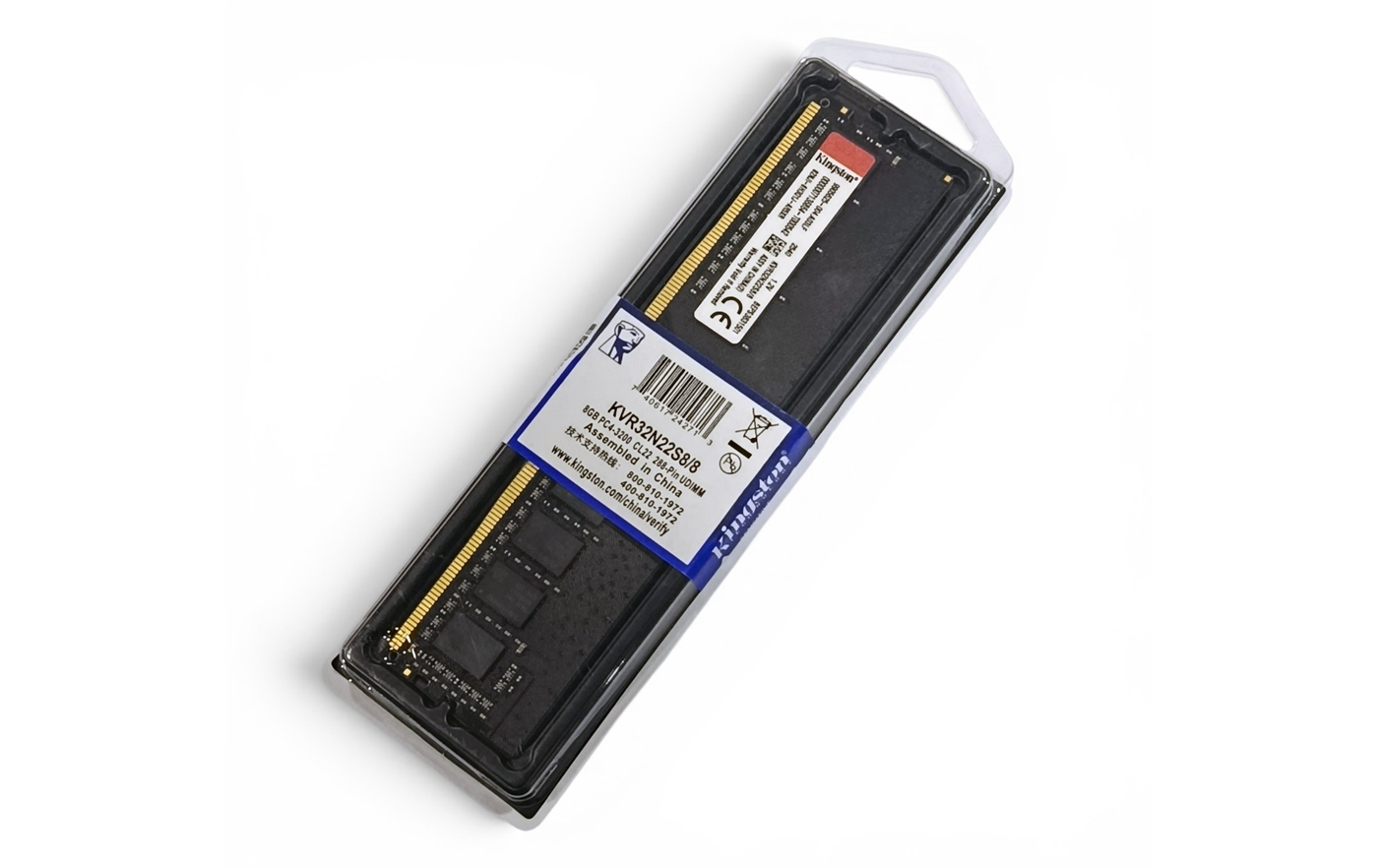 Kingston DDR4 3200Mhz RAM 8 GB KVR32N22S8