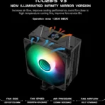 Thermalright Assassin Spirit 120 Vision Black ARGB CPU Air Cooler with 1.54 inch IPS Display - Image 8