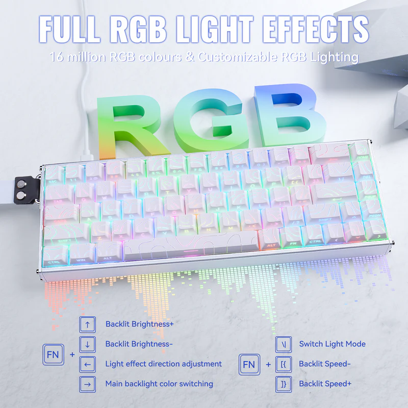 ATTACK SHARK X68MAX HE Rapid Trigger Aluminum Magnetic Switch Keyboard