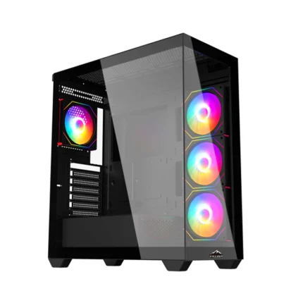 Frozer AURA ATX Mid-Tower Gaming Case – Black