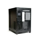 GFury Mighty GF-300 Tempered Glass Mid-Tower ATX Gaming Case – Black (3x ARGB Fans) - Image 4