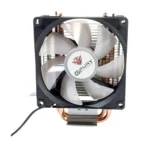 GFURY CW11 NERO N-200 ARGB CPU Air Cooler – 120mm ARGB Fan, 2 Heat Pipes - Image 2