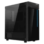 GIGABYTE C200 Glass Mid-Tower Gaming PC Case – Black (GB-C200G)