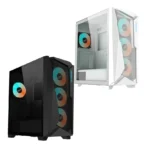 Gigabyte C301 Glass ARGB Mid-Tower ATX Case – Black/White