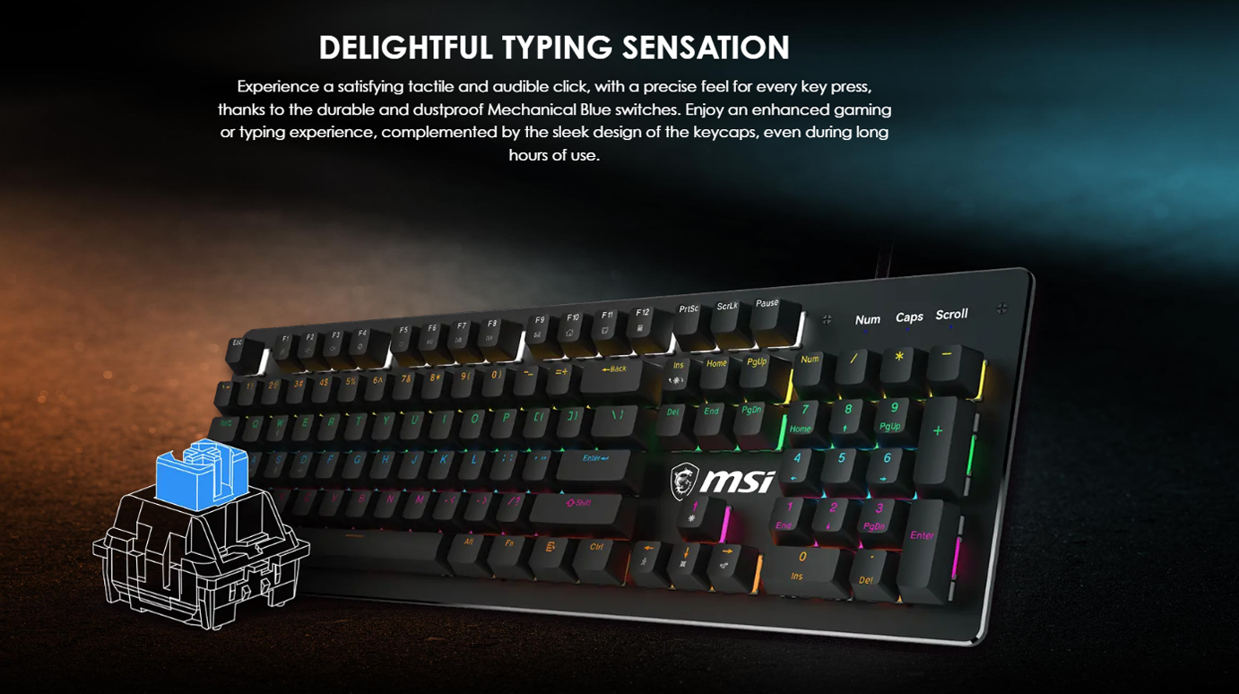 MSI FORGE GK 300 US WIRED COMBO