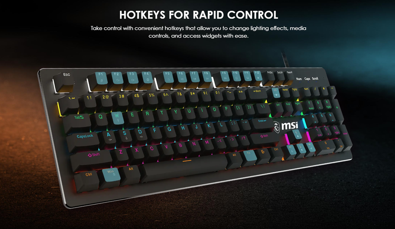 MSI FORGE GK 300 US WIRED COMBO