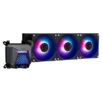 MSI MAG CORELIQUID A15 360 ARGB AIO Liquid CPU Cooler – Black - Image 3