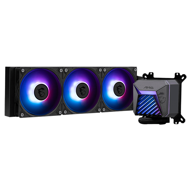msi-mag-a15-360mm-liquid-cooler-6 MSI MAG CORELIQUID A15 360 ARGB AIO Liquid CPU Cooler – Black