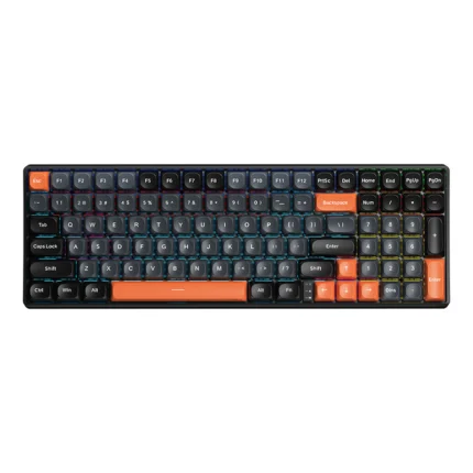 AULA S100Pro Mechanical Keyboard – Black+Gray+Orange