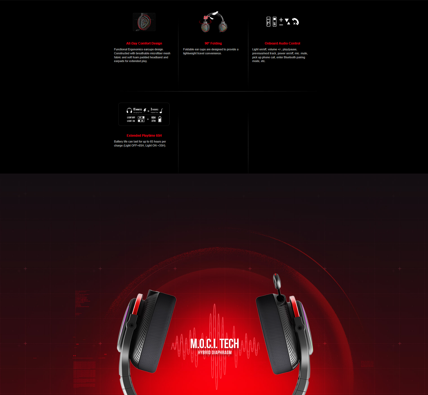 bloody mr720 headset black