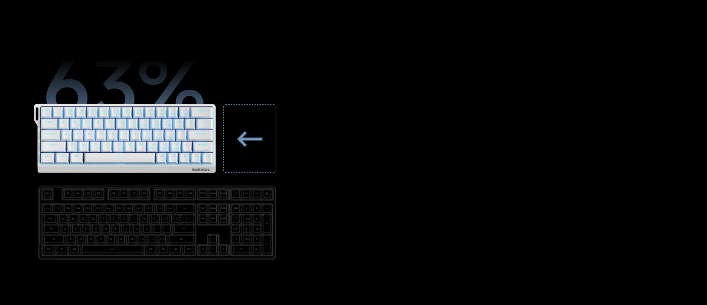 63-Key Layout