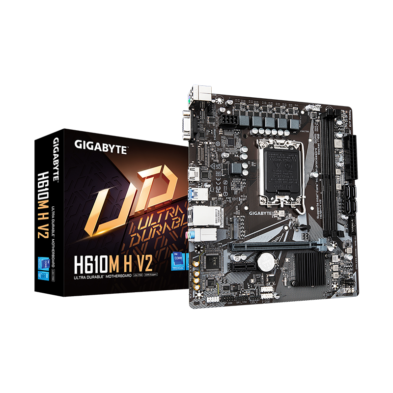 GIGABYTE H610M H V2 DDR5 Intel Motherboard GIGABYTE H610M H V2 DDR5 Intel Motherboard