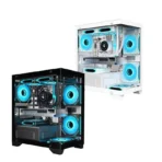 Frozer AURA M Micro-ATX Gaming Case – Black/White