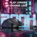ATTACK SHARK X3 MAX PAW3950 Wireless Gaming Mouse - BLACK - Image 5