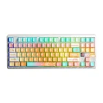 AULA F87PRO V2 Gasket Mechanical Keyboard - Meteor Ice Cream Switch