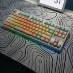 AULA F87PRO V2 Gasket Mechanical Keyboard - Meteor Ice Cream Switch - Image 3