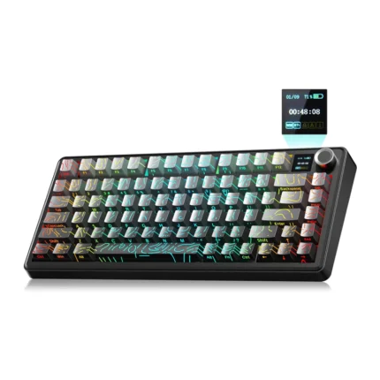 Aula F75 MAX Wireless Gaming Keyboard – Gradient Black Contour+Reaper Switches