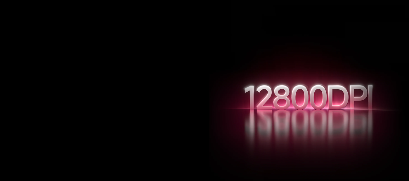 Up to 12,800 DPI