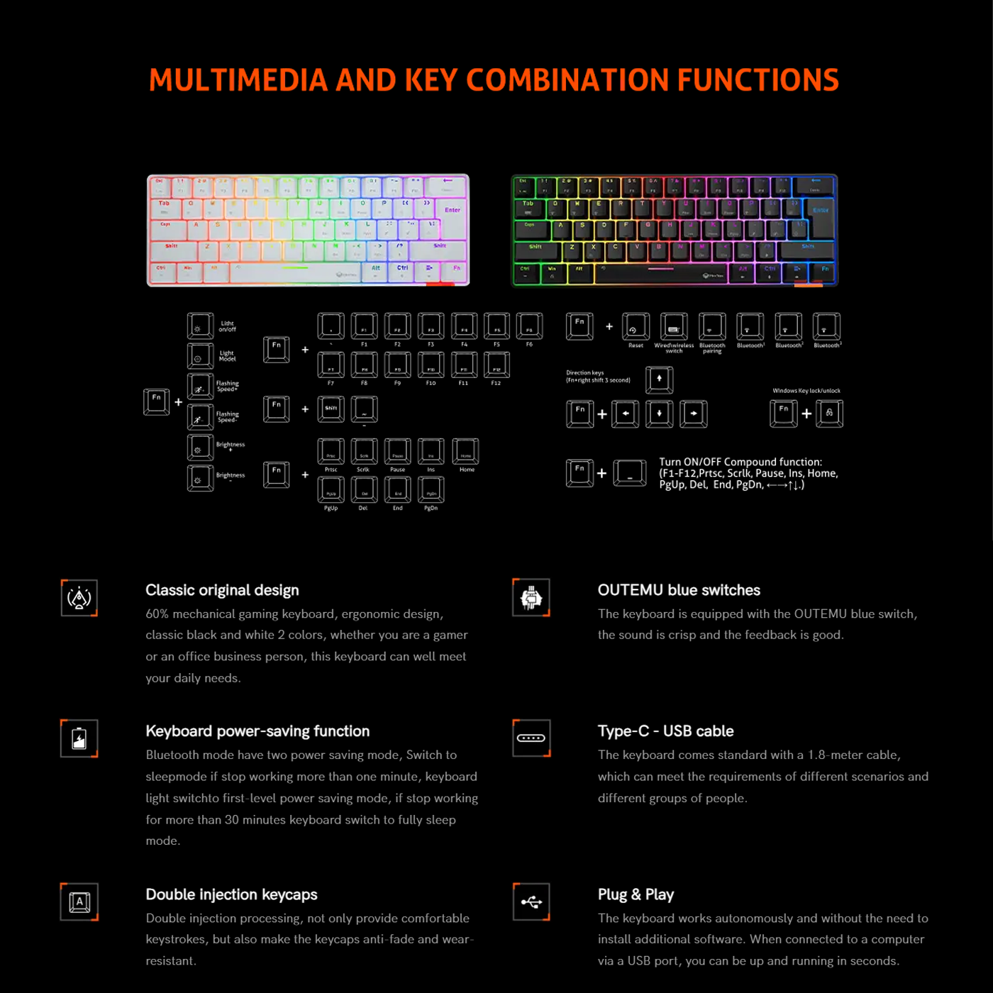 MEETION HESTIA MK005BT KEYBOARD