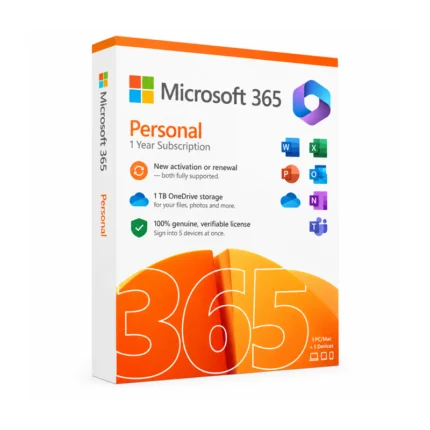 MS Office 365 Personal Single User 1 Year Subscription Account
