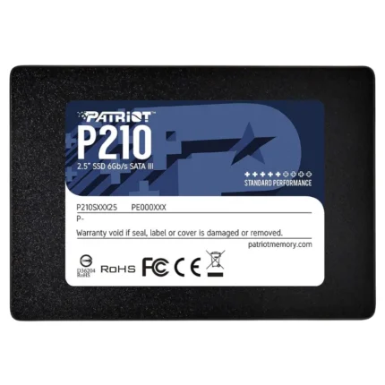 Patriot P210 2.5 SATA Solid State Drive – 256GB