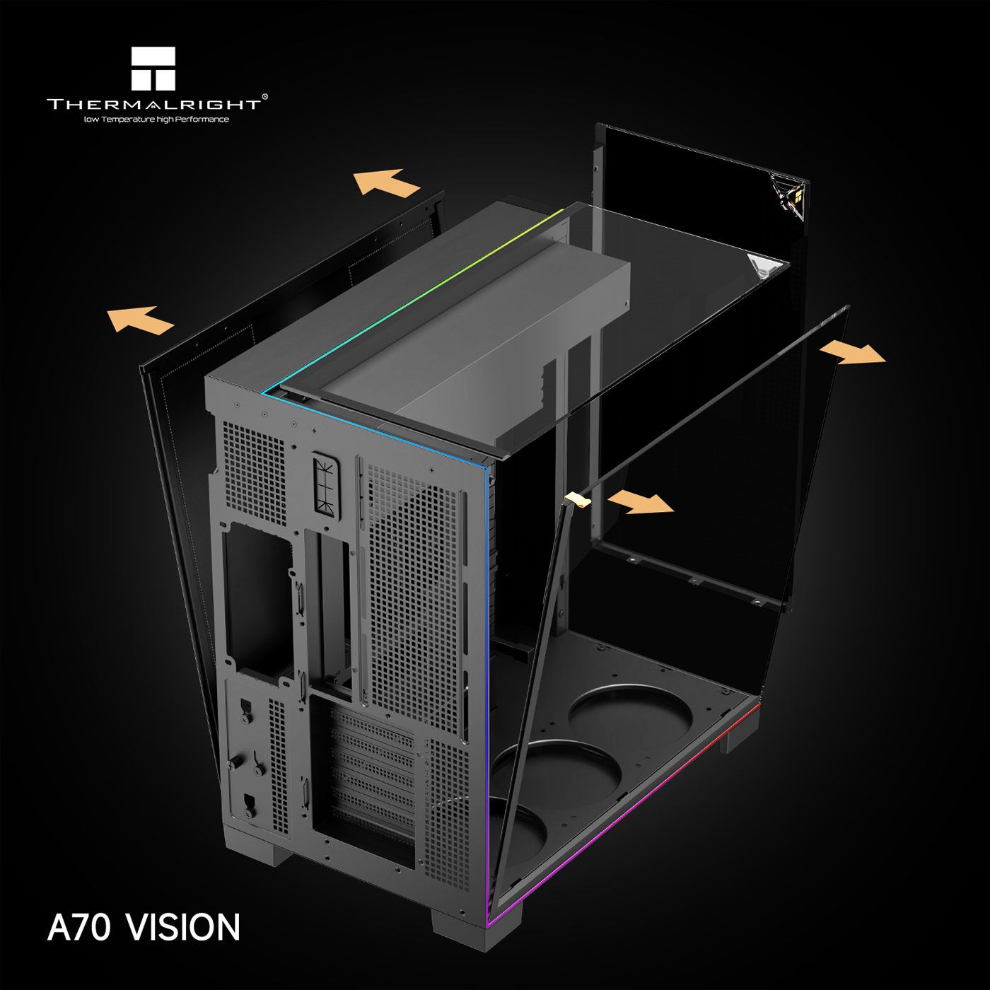 THERMALRIGHT A70 VISION BLACK CASING