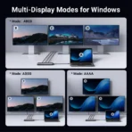 UGREEN 8 in 1 USB C Docking Station with Dual Monitor - Image 6
