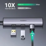 UGREEN Aluminum 4 in 1 USB C to USB 3.0 Hub - Image 3