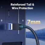 UGREEN Cat 8 Ethernet Cable (5 Meter) High Speed Braided 40Gbps 2000Mhz - Image 4