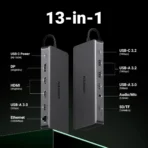 UGREEN USB-C 13-IN-1 MULTIFUNCTION DOCKING STATION TRIPLE DISPLAY 4K - Image 9