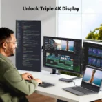 UGREEN USB-C 13-IN-1 MULTIFUNCTION DOCKING STATION TRIPLE DISPLAY 4K - Image 4
