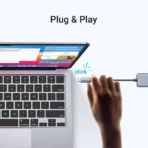 UGREEN USB C to 4 Ports USB 3.0 Hub 5Gbps Data Transfer - Image 3