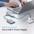 UGREEN USB C to 4 Ports USB 3.0 Hub 5Gbps Data Transfer - Image 4