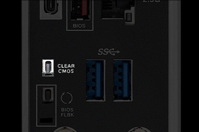 Clear CMOS button